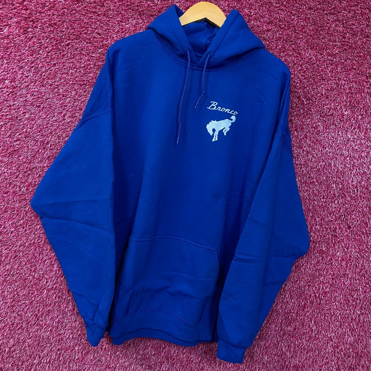 Junk Food Ford Bronco Classic Logo Pullover Hoodie XL
