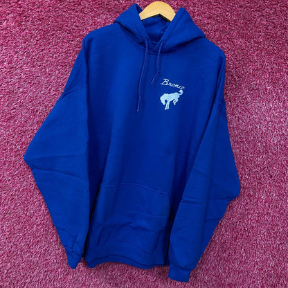 Junk Food Ford Bronco Classic Logo Pullover Hoodie XL