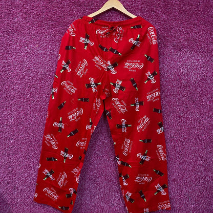 Coca-Cola Classic Men's Sleep Bottom Lounge Pants Large