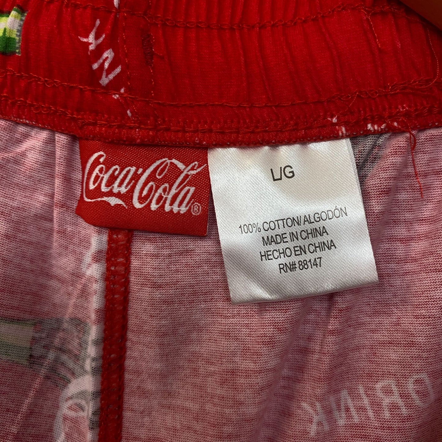 Coca-Cola Classic Men's Sleep Bottom Lounge Pants Large