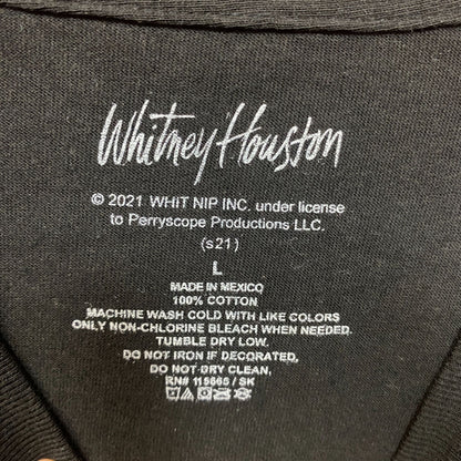 Whitney Houston 1987 Alternate Album Art Dance Pop Tee Large