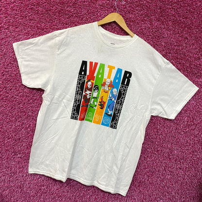 Avatar The Last Airbender Anime White Tshirt size Extra Large