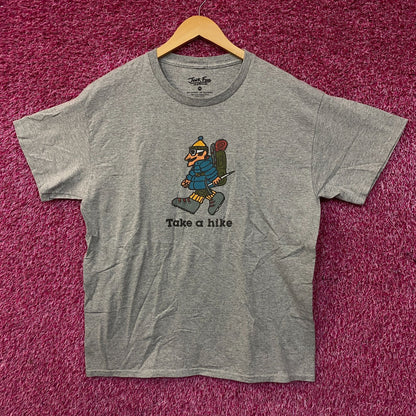 Junk Food Clothing Take A Hike Graphic Flea Market T-Shirt Medium