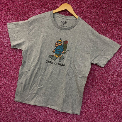 Junk Food Clothing Take A Hike Graphic Flea Market T-Shirt Medium