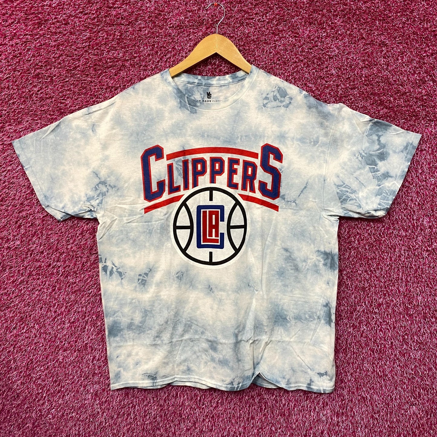 LA Clippers NBA Gameday Team Logo Tailgate Promo Tie Dye L