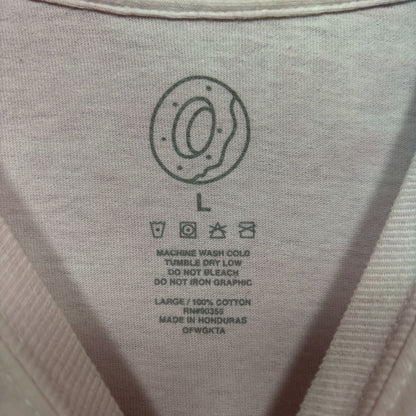 Odd Future Tie Dye Long Sleeve Puffy Print Logo Tshirt size Large