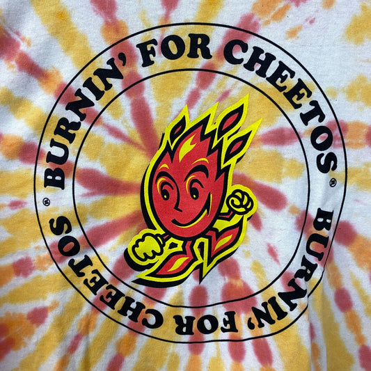 Cheetos Flamin' Hot Promo Tie Dye Long Sleeve T-Shirt Large