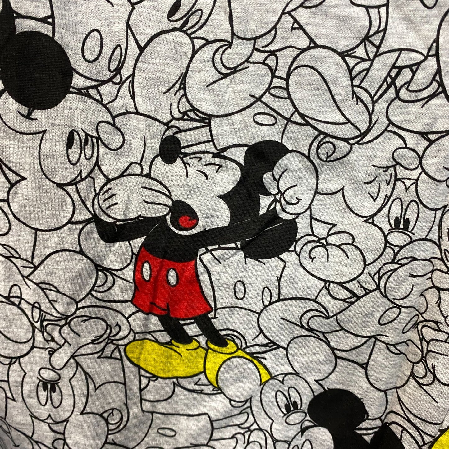 Disney Mickey Mouse Fun Print Pajamas Lounge Pants Medium