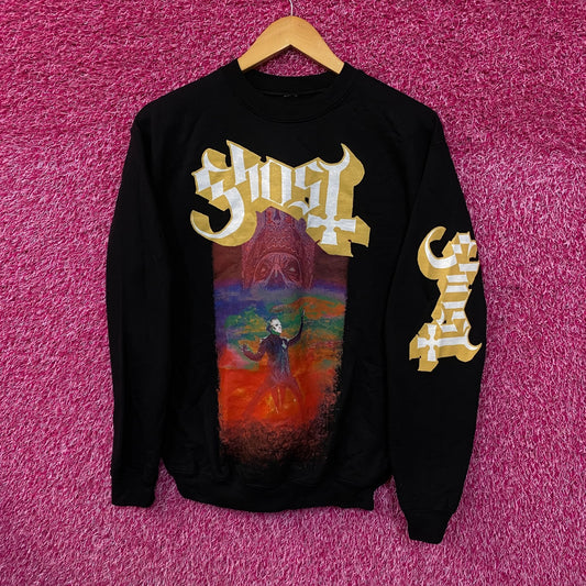 Ghost Cardinal Copia Death Metal Band Crewneck Sweater Small