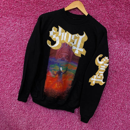Ghost Cardinal Copia Death Metal Band Crewneck Sweater Small