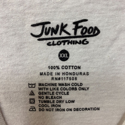 Junk Food Brand Distressed American Flag Graphic T-Shirt 2XL