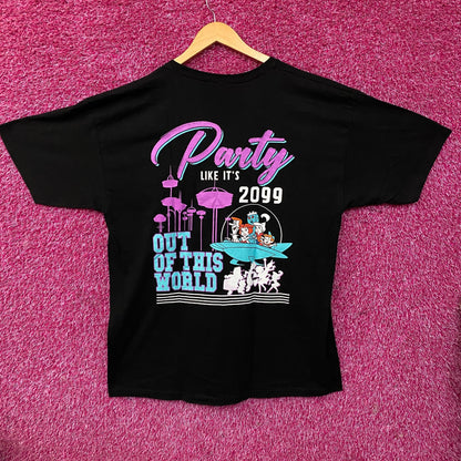 The Jetsons "Out Of This World" Glow In The Dark Graphic T-Shirt XL