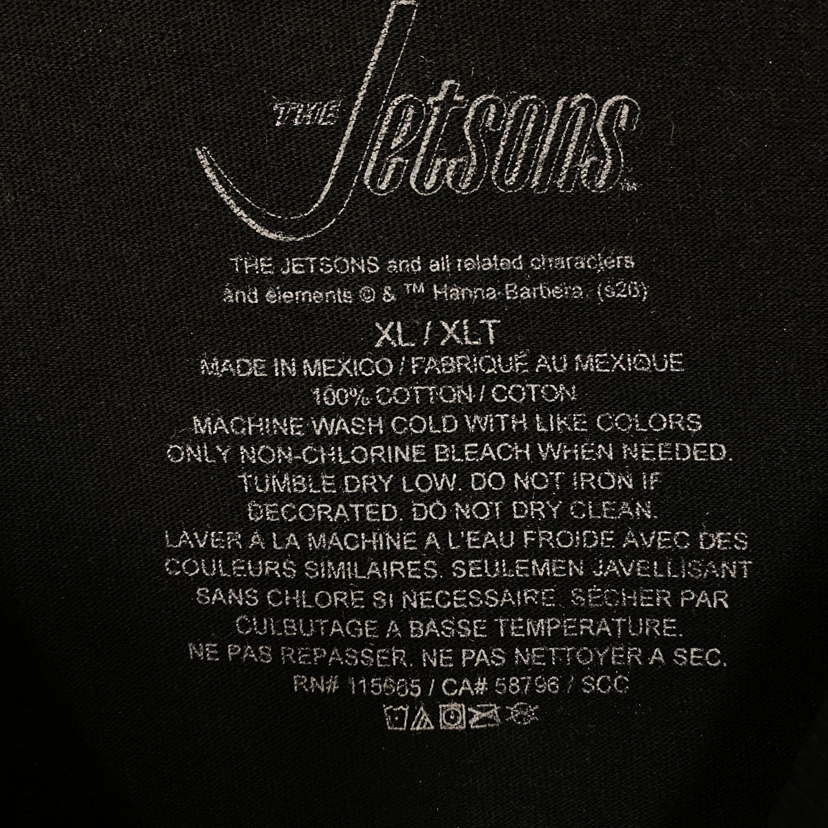 The Jetsons "Out Of This World" Glow In The Dark Graphic T-Shirt XL