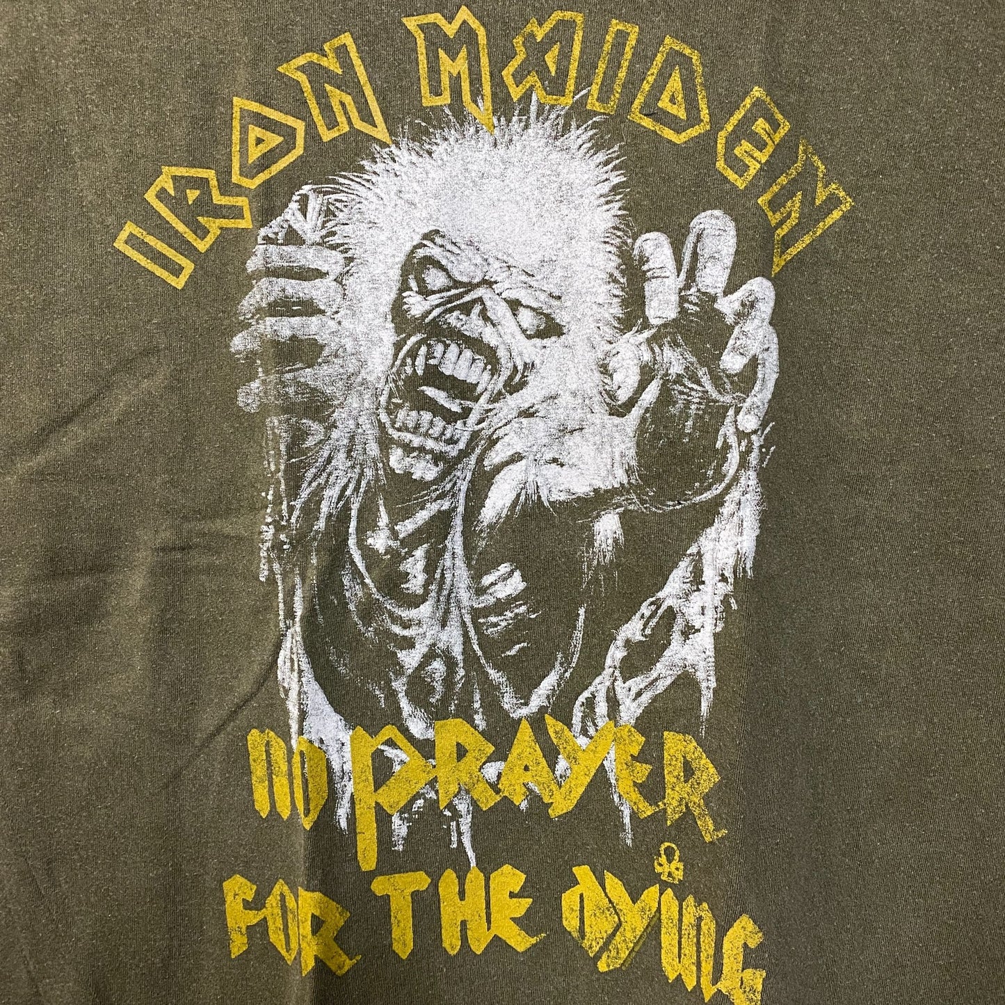 Iron Maiden No Prayer For The Dying Heavy Metal Band T-Shirt Large