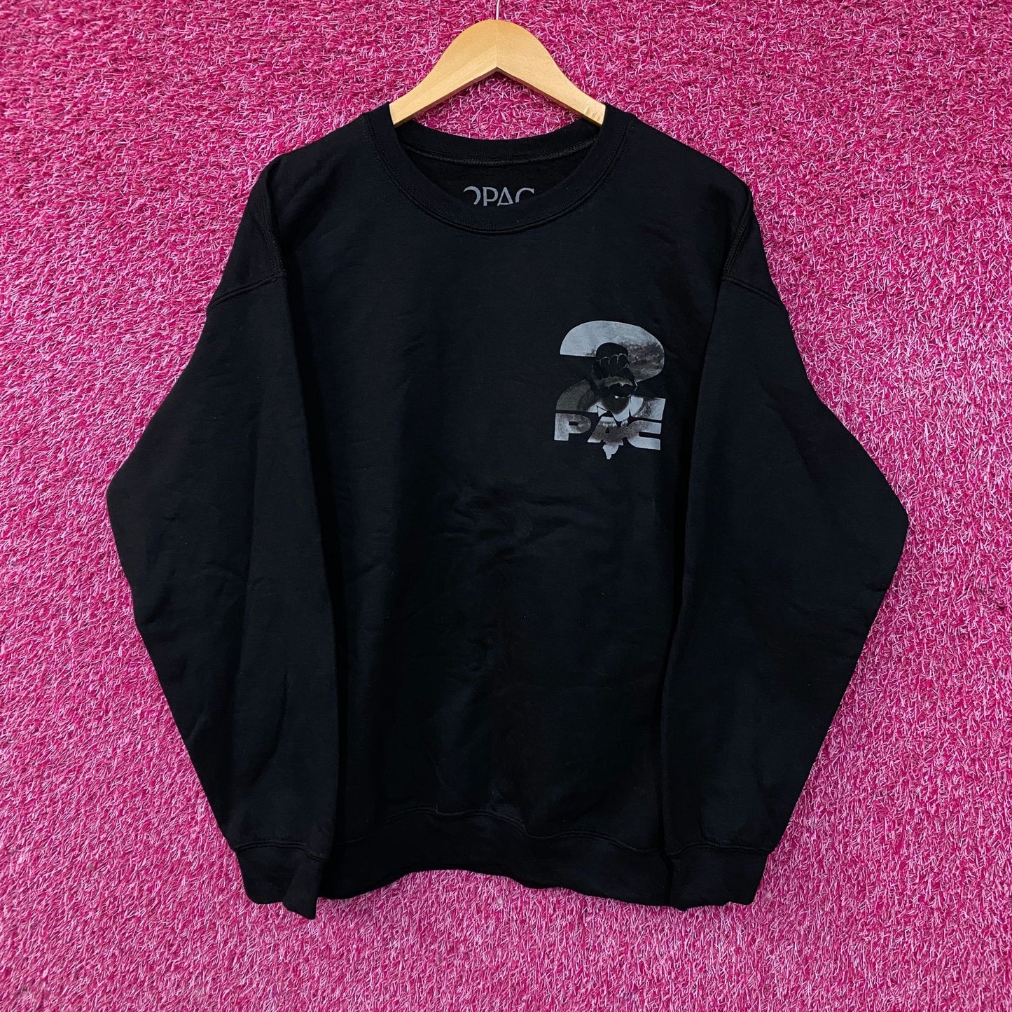2Pac "Against All Odds" Graphic Crewneck Sweatshirt Large