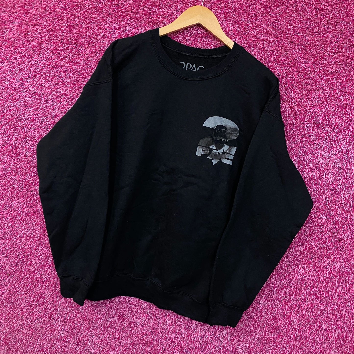 2Pac "Against All Odds" Graphic Crewneck Sweatshirt Large