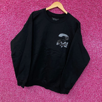 2Pac "Against All Odds" Graphic Crewneck Sweatshirt Large
