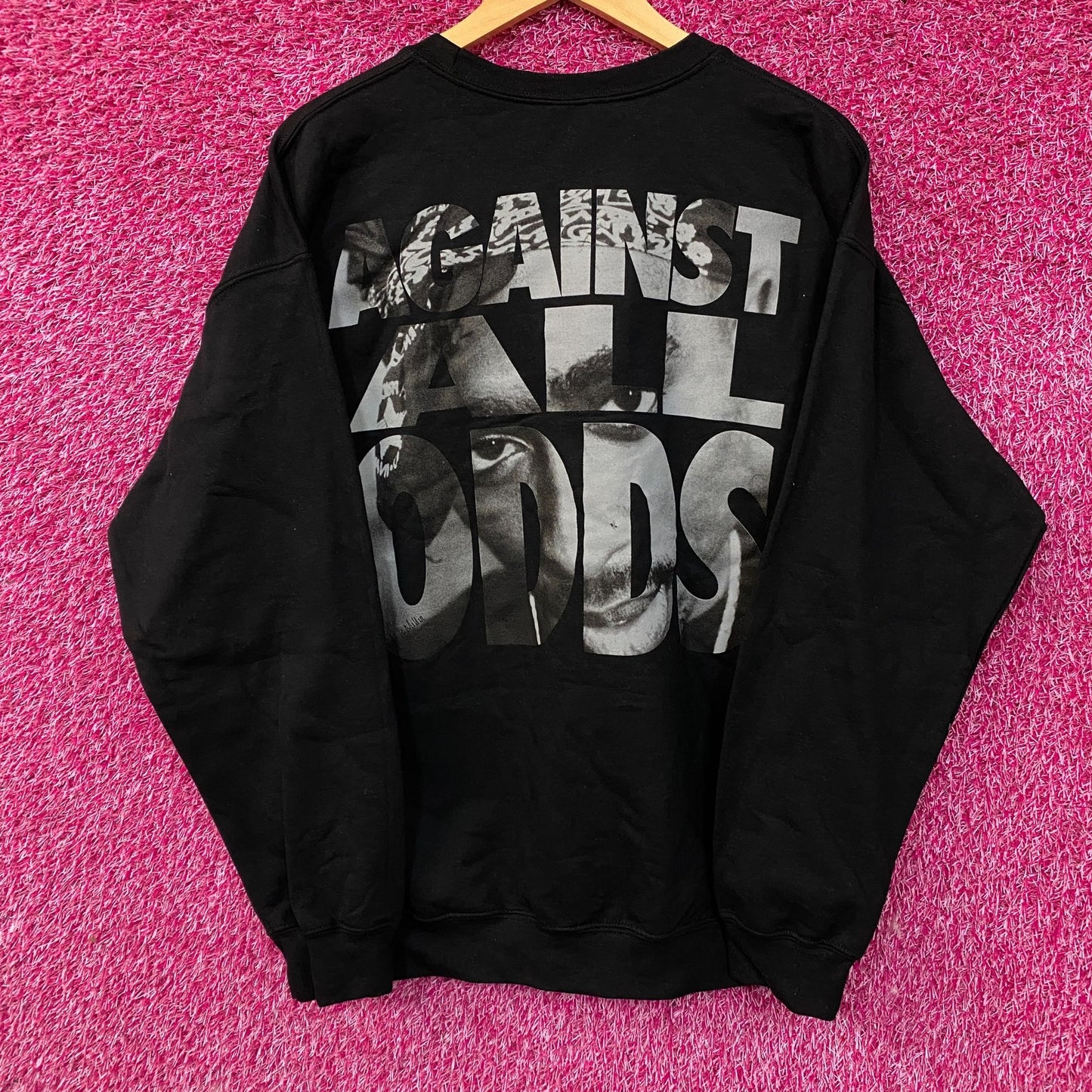 2Pac "Against All Odds" Graphic Crewneck Sweatshirt Large