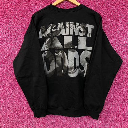 2Pac "Against All Odds" Graphic Crewneck Sweatshirt Large