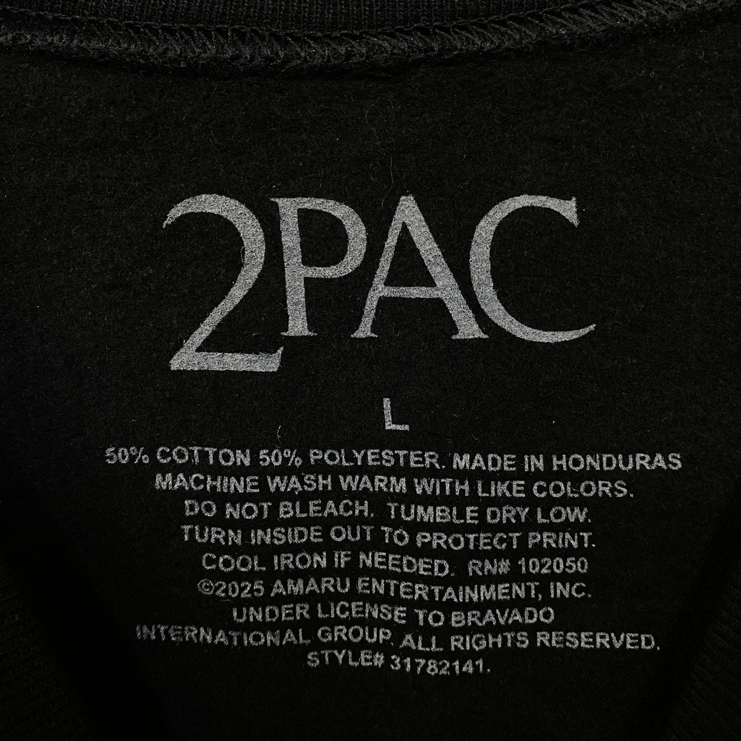 2Pac "Against All Odds" Graphic Crewneck Sweatshirt Large