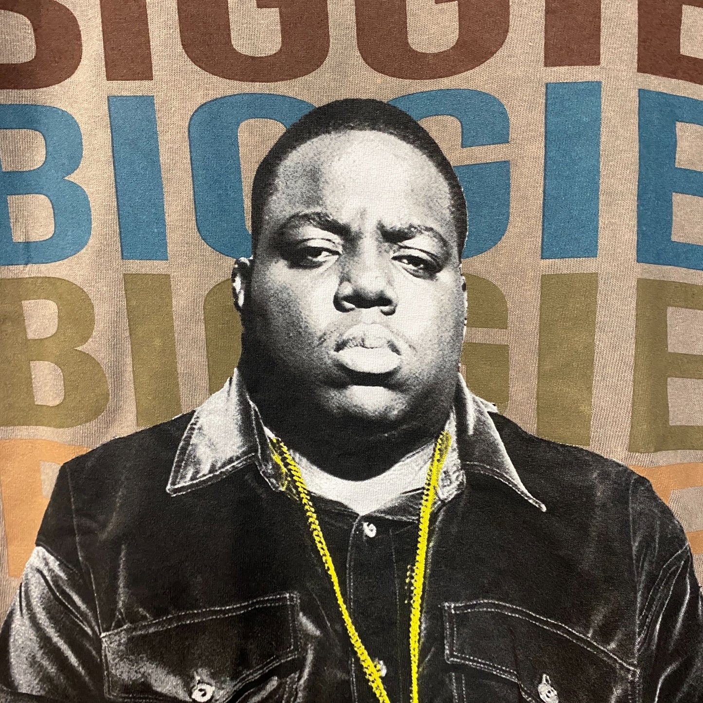 The Notorious B.I.G. Biggie Smalls Graphic Design T-Shirt Large