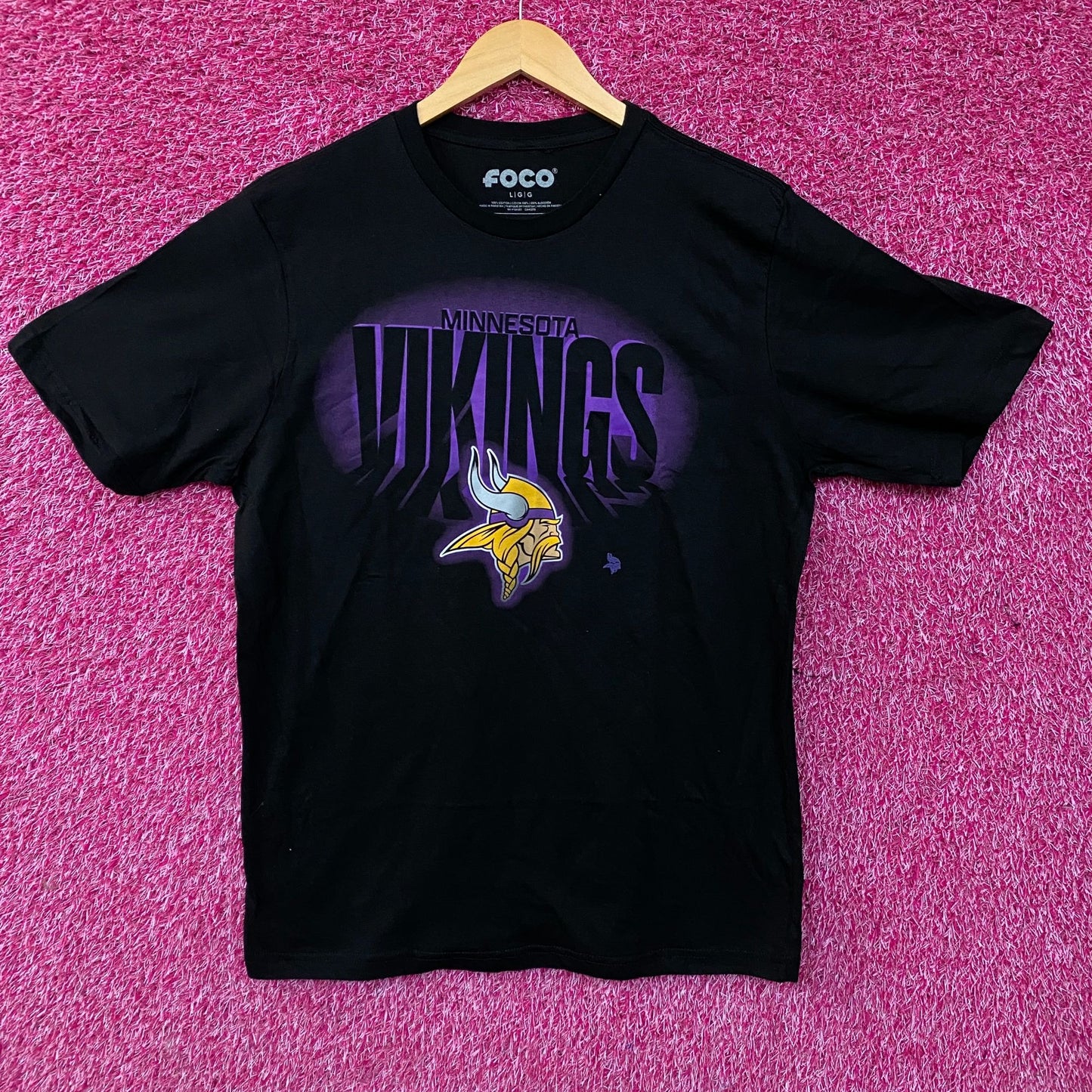 FOCO NFL Minnesota Vikings Logo Graphic T-Shirt Large