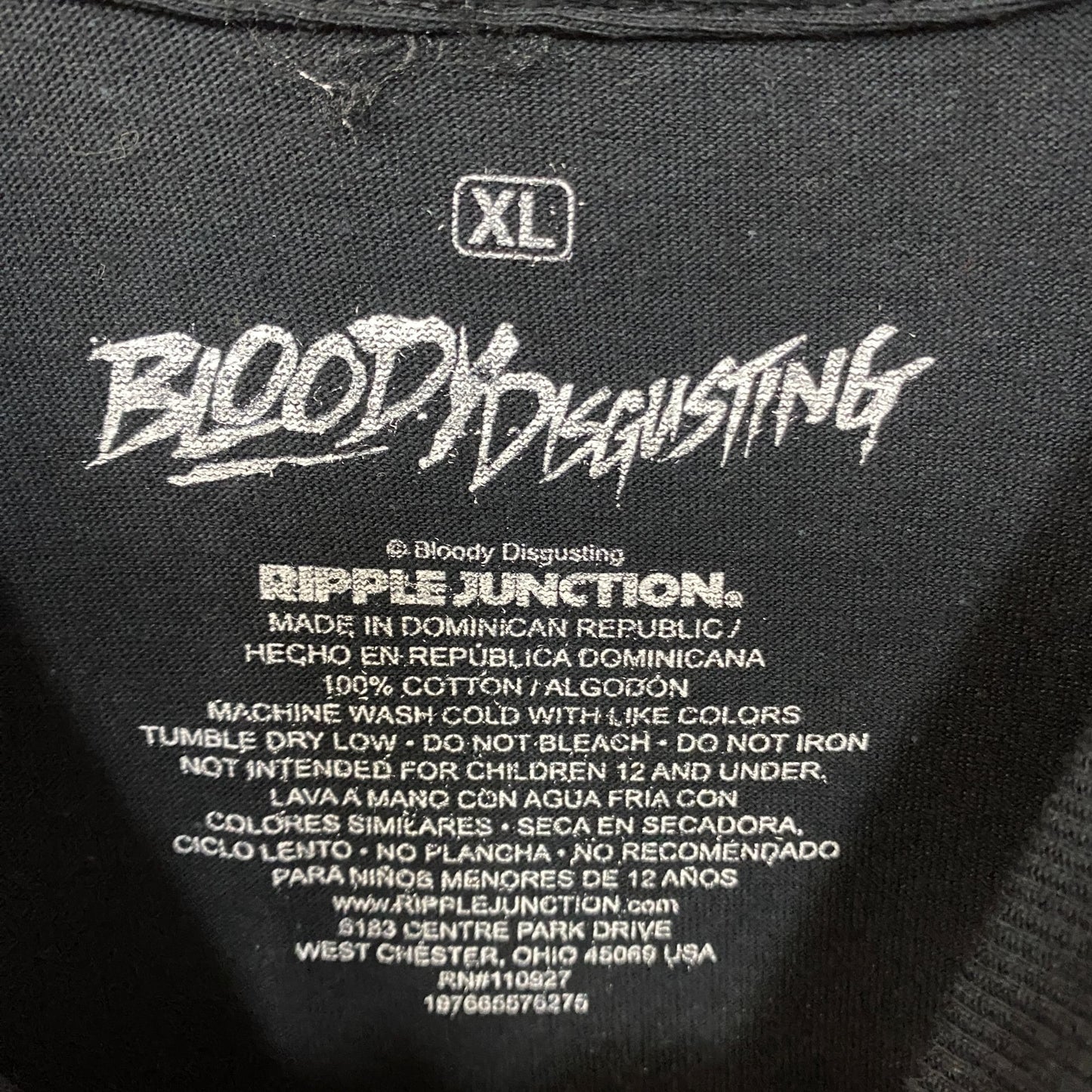 How To Survive A Horror Movie Bloody Disgusting T-Shirt XL