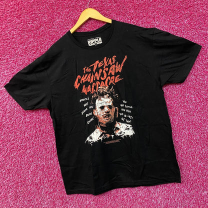 The Texas Chainsaw Massacre Leatherface Horror T-Shirt Size Large