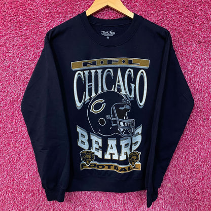 Junk Food Chicago Bears Logo Helmet Flea Market Crew sweatshirt XS