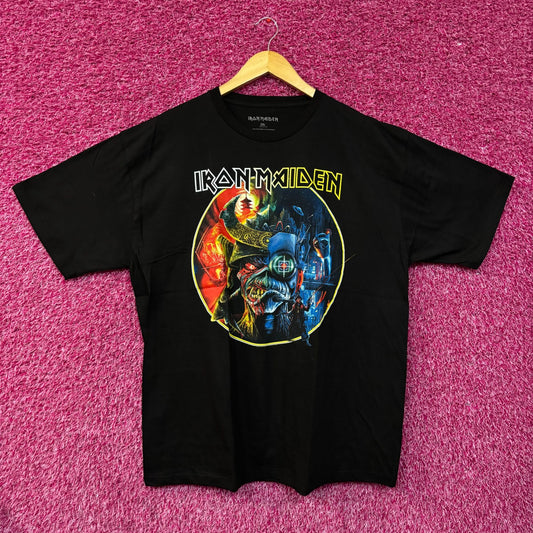 Iron Maiden The Future Past Tour '23 Circle Art T-Shirt 2XL
