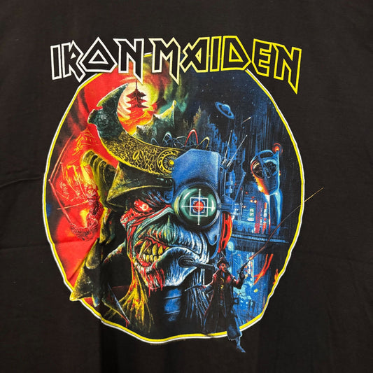 Iron Maiden The Future Past Tour '23 Circle Art T-Shirt 2XL