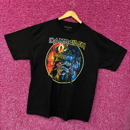 Iron Maiden The Future Past Tour '23 Circle Art T-Shirt 2XL