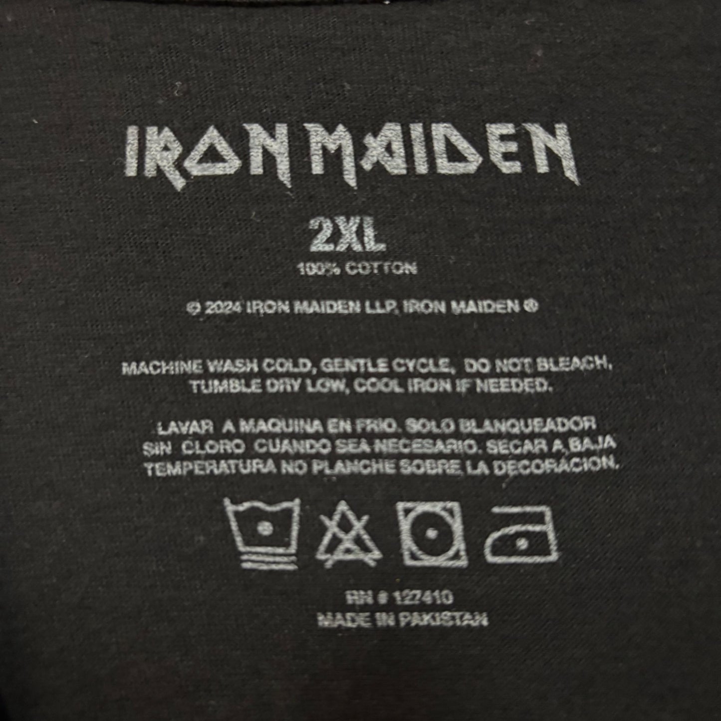 Iron Maiden The Future Past Tour '23 Circle Art T-Shirt 2XL