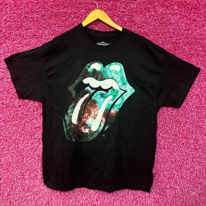 The Rolling Stones Galaxy Burst Hot Lips Rock Band Tee XL