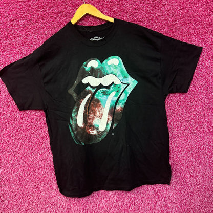 The Rolling Stones Galaxy Burst Hot Lips Rock Band Tee XL