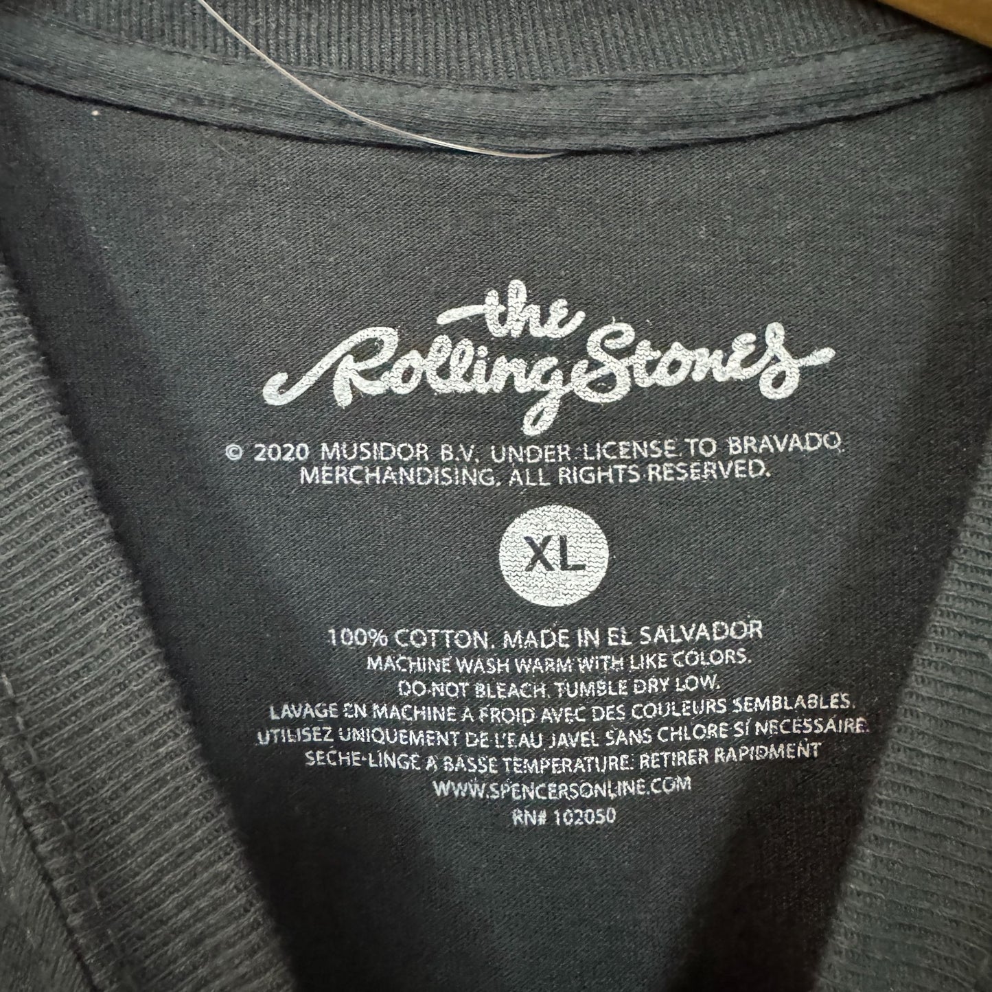 The Rolling Stones Galaxy Burst Hot Lips Rock Band Tee XL