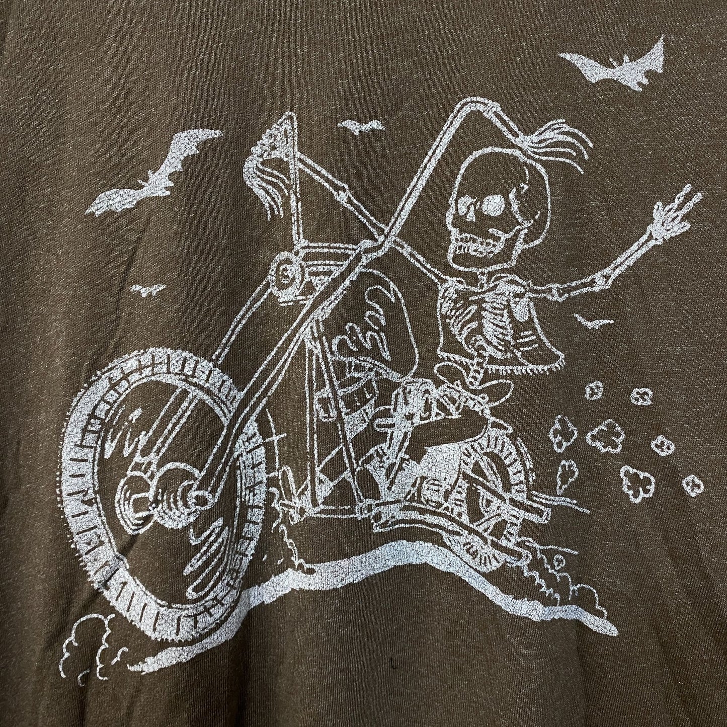 Junk Food Clothing Women's Skeleton Chopper Original Tee XL