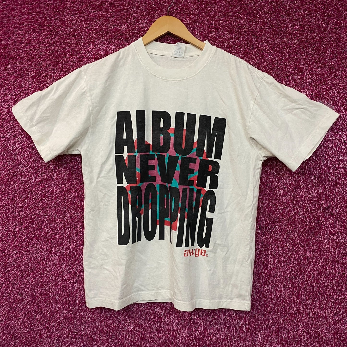 A$AP Rocky AWGE "Album Never Dropping" T-Shirt Medium