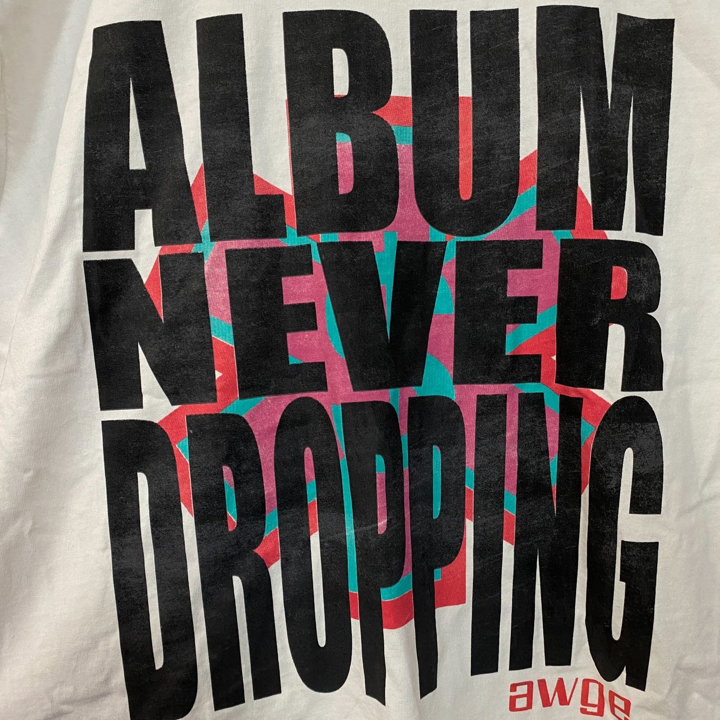A$AP Rocky AWGE "Album Never Dropping" T-Shirt Medium