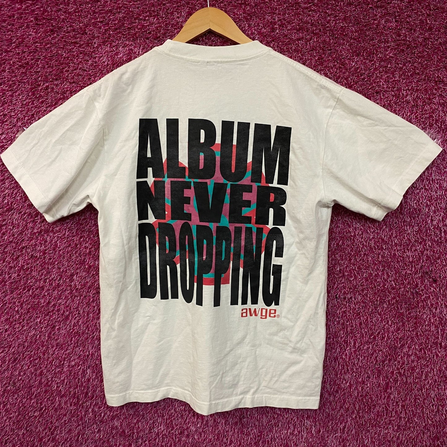 A$AP Rocky AWGE "Album Never Dropping" T-Shirt Medium