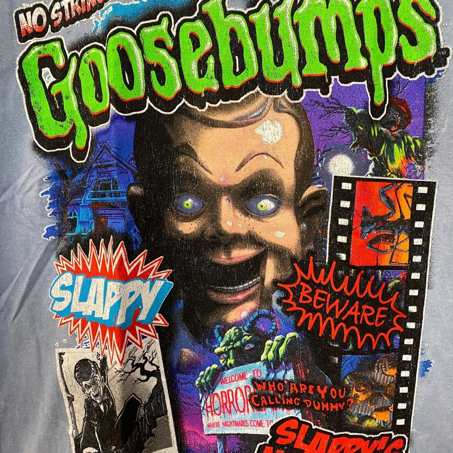 Goosebumps No Strings Attached RL Stines Horror T-Shirt L