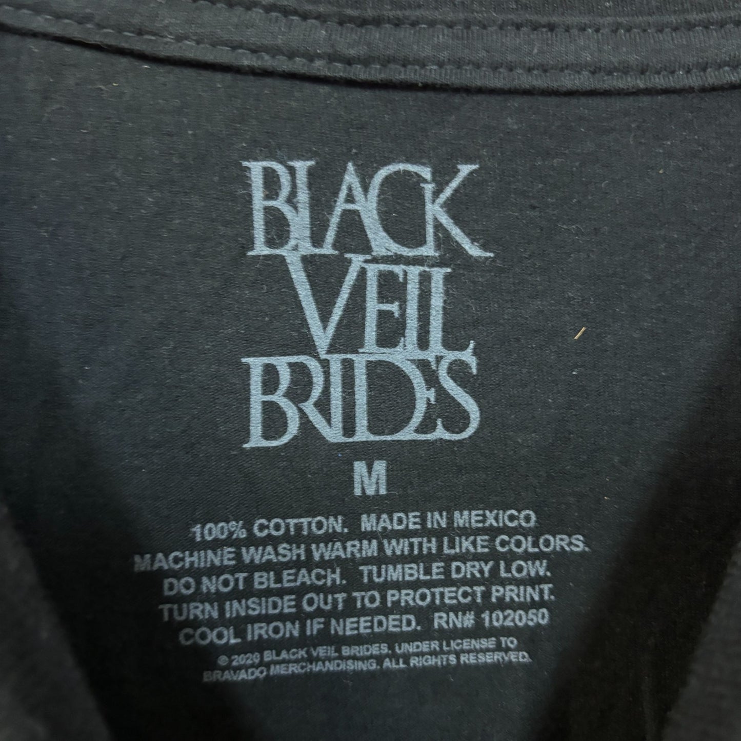 Black Veil Brides Metal Rock Tshirt Size  medium