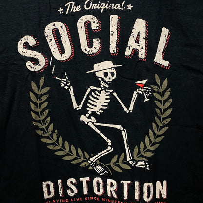 Social Distortion "Skelly" Graphic Punk Rock Band T-shirt XS