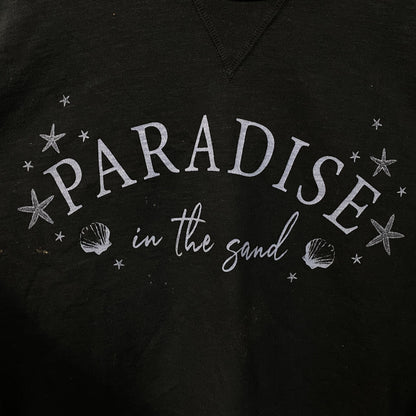Paradise In The Sand Cropped Crewneck Size Medium