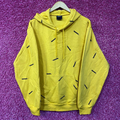 Dunbgood x The Shining Repeat Logo Pullover Hoodie Medium