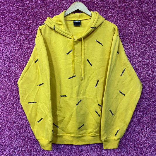 Dunbgood x The Shining Repeat Logo Pullover Hoodie Medium