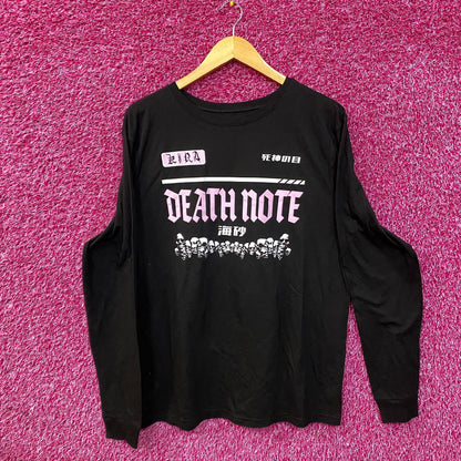 Death Note Kira Misa Amane Anime Long Sleeve T-Shirt XL