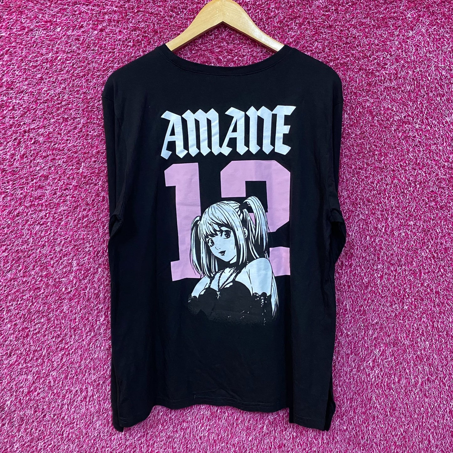 Death Note Kira Misa Amane Anime Long Sleeve T-Shirt XL