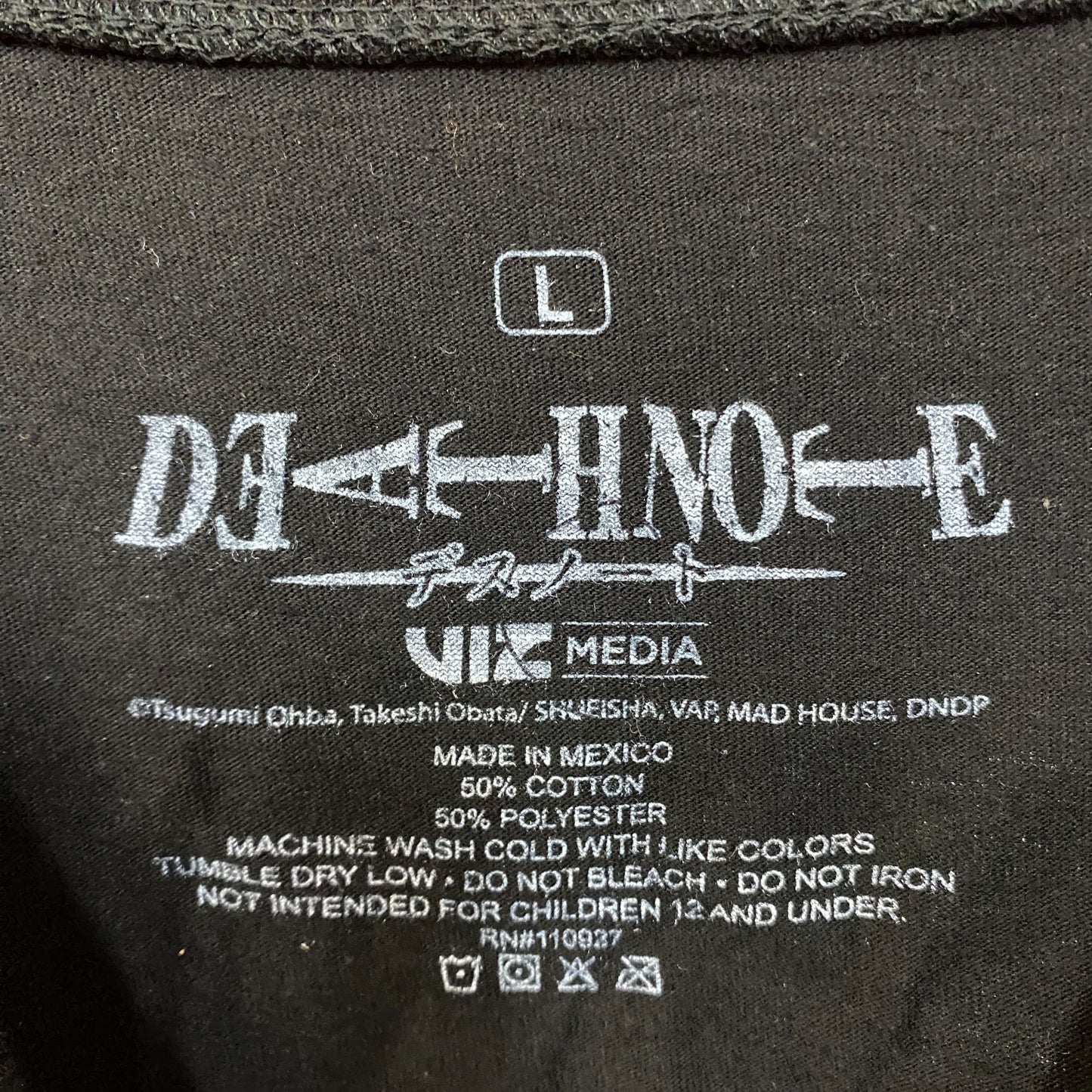 Death Note Kira Misa Amane Anime Long Sleeve T-Shirt XL