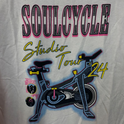 SoulCycle Studio Tour 24 Retro Graphic T-Shirt Small
